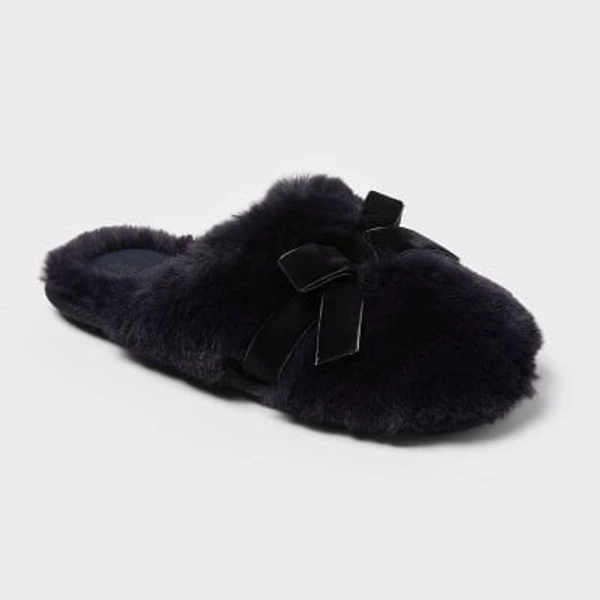 Women's Arbor Plush Scuff Slippers - Auden™ Blue S