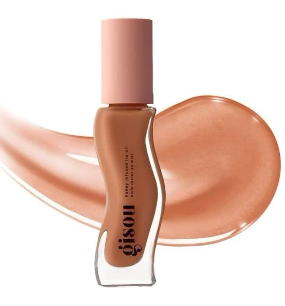 Gisou - Honey Infused Hydrating Lip Oil | Sticky Toffee - milky warm toffee