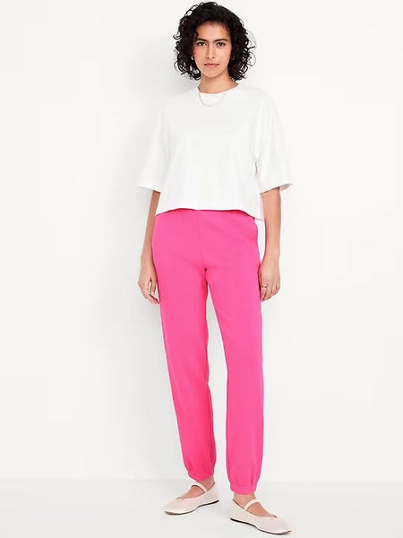 Pink sweatpants