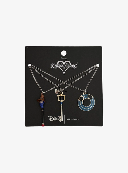 Her Universe Disney Kingdom Hearts Trio Necklace Set