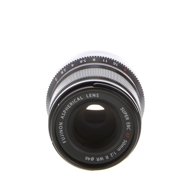 FUJIFILM XF 50mm f/2 R WR Fujinon APS-C Lens for X-Mount, Black | 46 | - EX+ - Excellent Plus - With Caps, Hood | Used