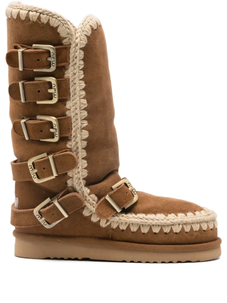 Mou crochet-trimmed buckle boots | 39