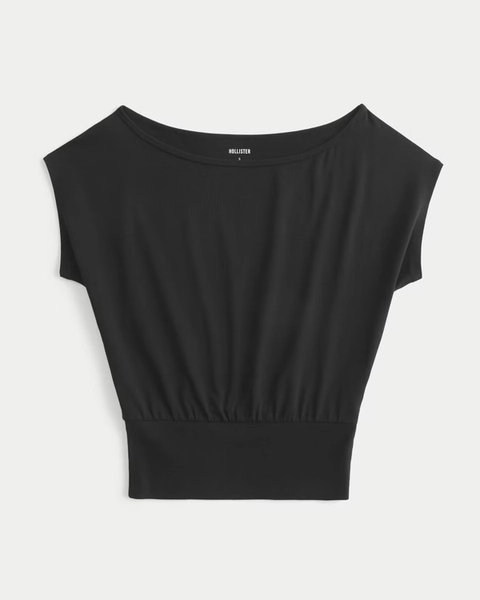 Banded Off-the-Shoulder Top