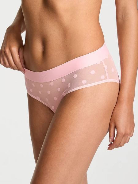 Sheer Heritage Logo Hiphugger Panty