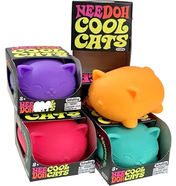 NeeDoh Fidget Cool Cats
