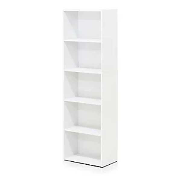 Luder 5-Tier Reversible Color Open Shelf Bookcase