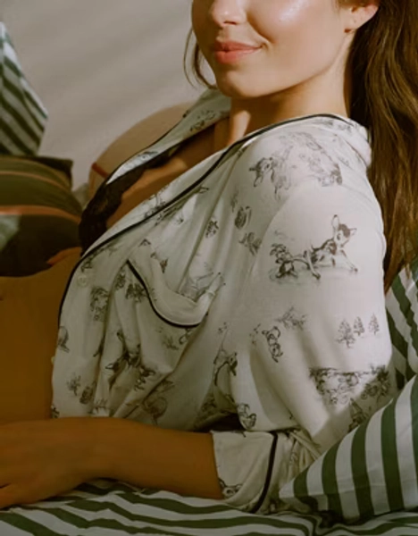 Aerie Bambi Real Soft® Piping Pajama Shirt