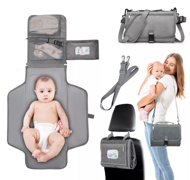 Mudador Portátil Impermeable Bebé Cambiador Plegable