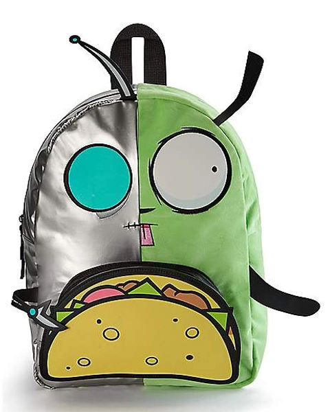 GIR Split Face Reversible Backpack - Invader Zim