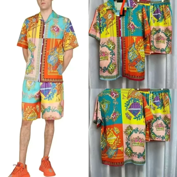 Fashion Men's Sets 2025 Runway Luxury European Design Party Style Men Clothing Ropa Hombre Camisa Masculina 2 Piece Set For Men - AliExpress 200000343