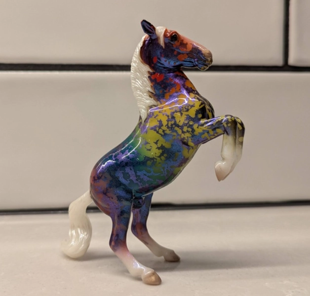 Breyer ~ Kaleidoscope ~ Stablemate #711500 Lipizzaner Breyerfest 2021 MultiColor