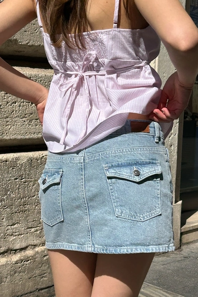 Skirt with pockets 
