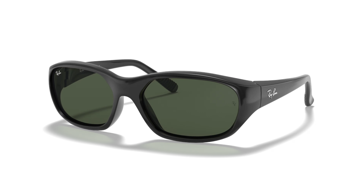 Ray-Ban Sunglasses Daddy-o - Black Frame Green Lenses 59-17