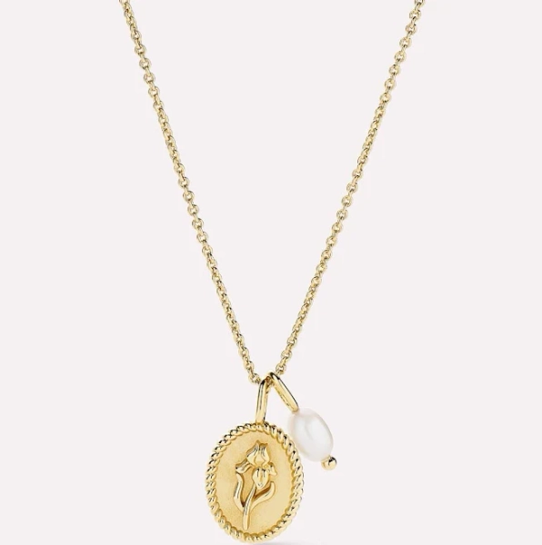 Ana Luisa Katie 14K Gold Pendant Necklace with Freshwater Pearls