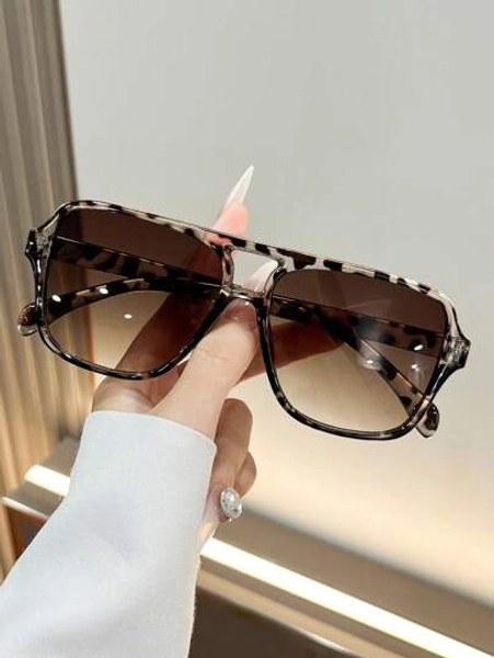 1 Pair Unisex Fashion Fashion Glasses, Suitable For Beach, Travel, Outdoor And Holiday Fashion Glasses For Women,Shades For Ladies,Fall Winter Outfits,Beach Accessories,Vintage Retro Y2k Basics Eyeglasses,Business Casual Gifts,Perfect For Everyday Wear,Seaside,Beach,Vacation,Walking,Shopping,Driving,Street Photos