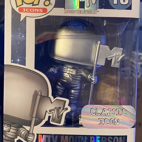 Funko AD Icons MTV Moon Person - New Toys & Collectibles | Color: White