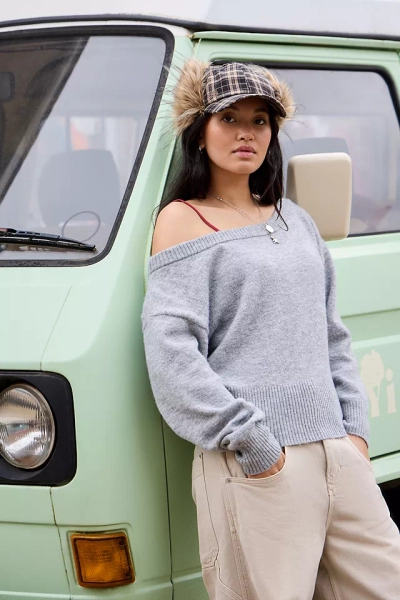 UO Maisie Off-The-Shoulder Drape Top