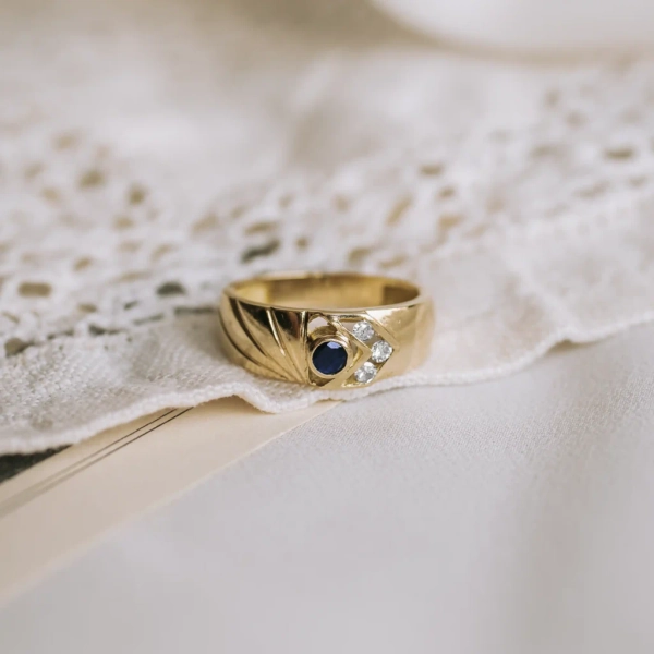 Pendientes zafiros y diamantes | Urbieta