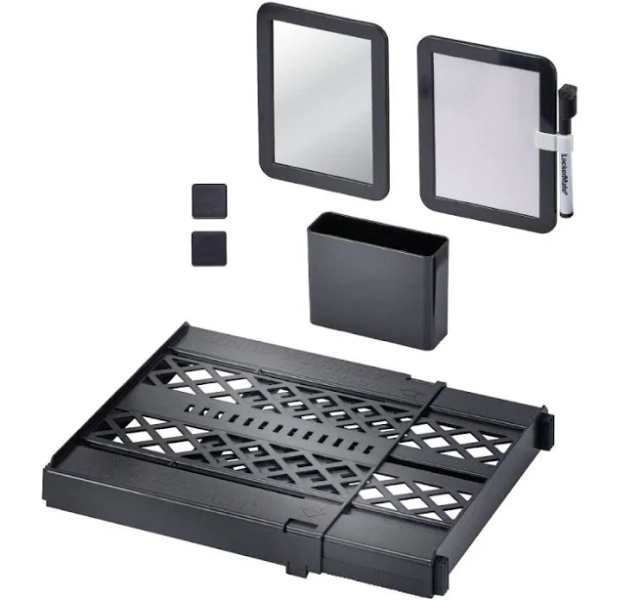 Lockermate Adjust-A-Shelf 6-Piece Locker Accessories Set