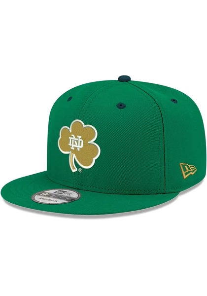 New Era Notre Dame Fighting Irish Green 9FIFTY Mens Snapback Hat