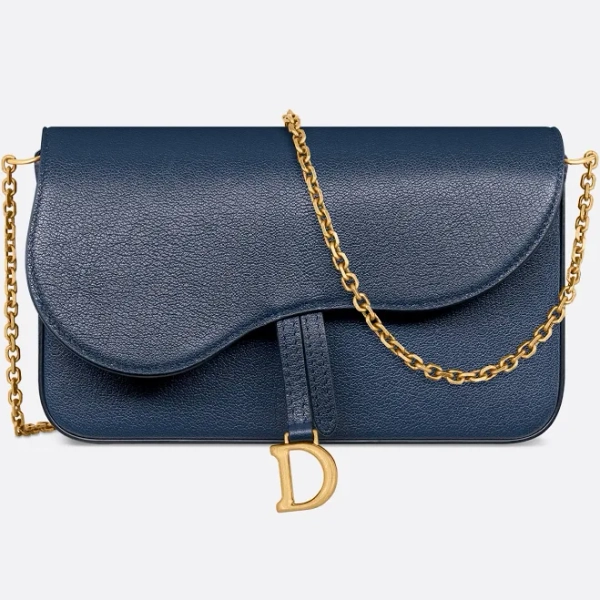 Dior Women's Medium Saddle Pouch with Chain