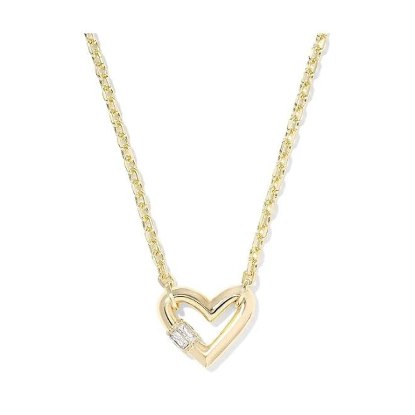 Kendra Scott Emery Heart Short Pendant Necklace