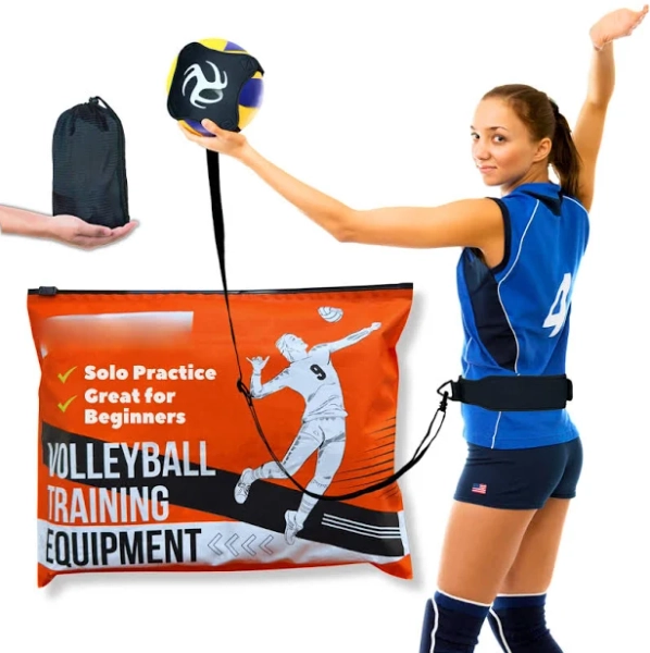 Volleyball Aid - Practice Your Serving Setting & Spiking With Ease Great Solo Serve Spike Trainer For Beginners Pro Gift
