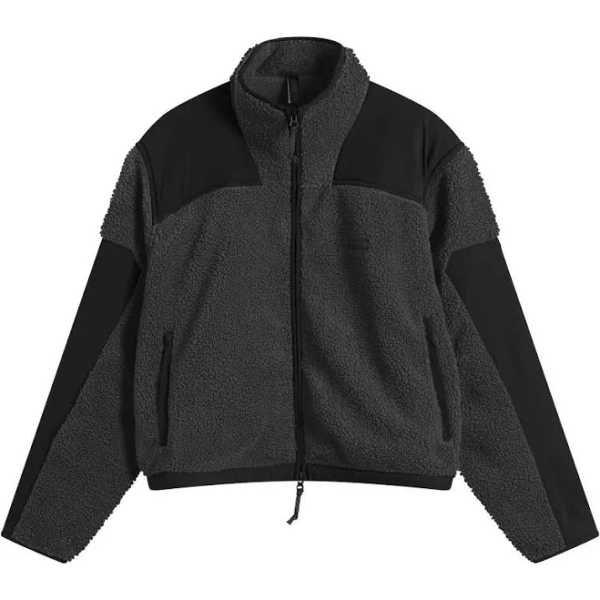 SKIMS Women's Teddy Sherpa Zip Up in Ash, Size L | END Clothing