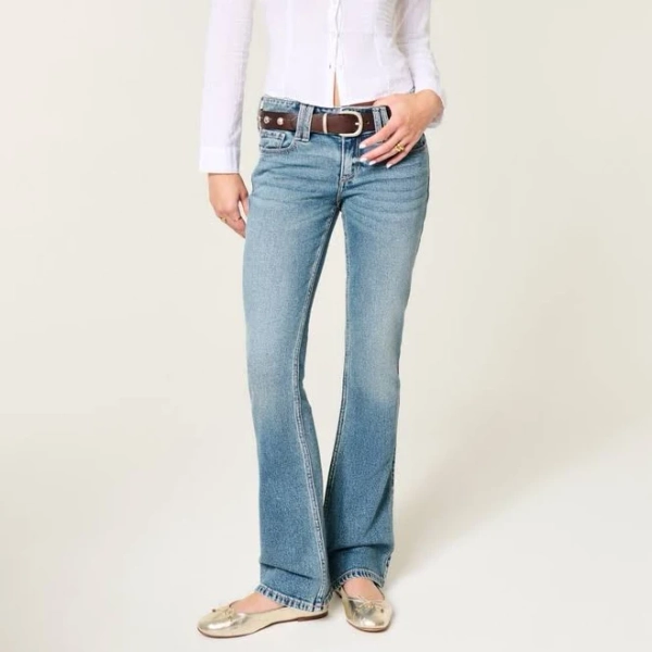 Hollister Women's Low-Rise Bootcut Jeans