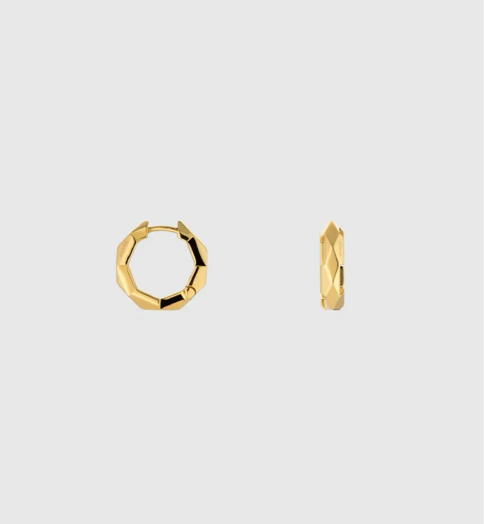 Gucci Link to Love 18k studded earrings