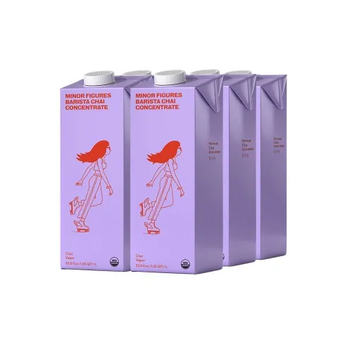 Minor Figures - Organic Barista Chai Concentrate | 33.8oz (6 Pack)