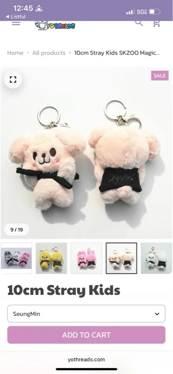 10cm Stray Kids SKZOO Magic School Plushy Keychain - K237 - YOTHREADS - Not just a doll, It carries your spirit!!