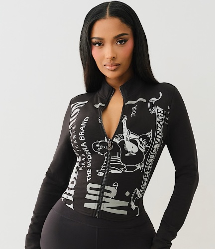 

SPORTY WORLD TOUR BUDDHA ZIP UP | True Religion

