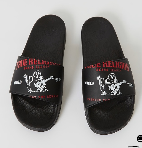 

BUDDHA LOGO SLIDE - Black | True Religion

