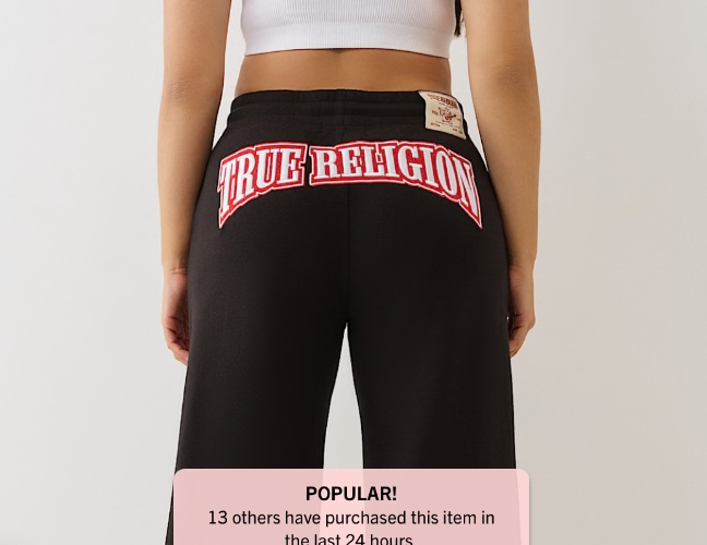 

EMBROIDERED CINCHED SWEAT PANT | True Religion

