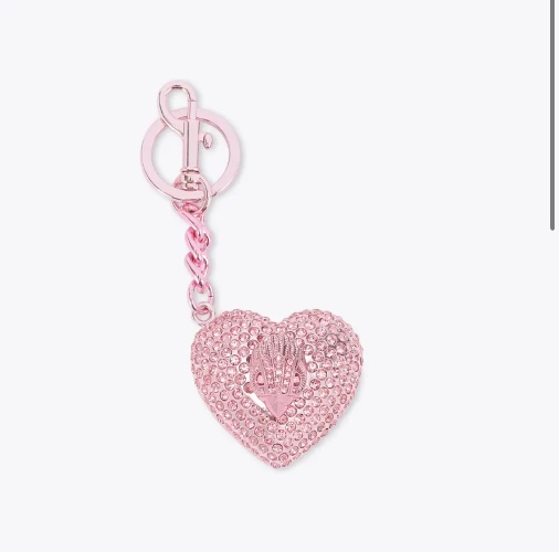 HEART CRYSTAL KEYRING