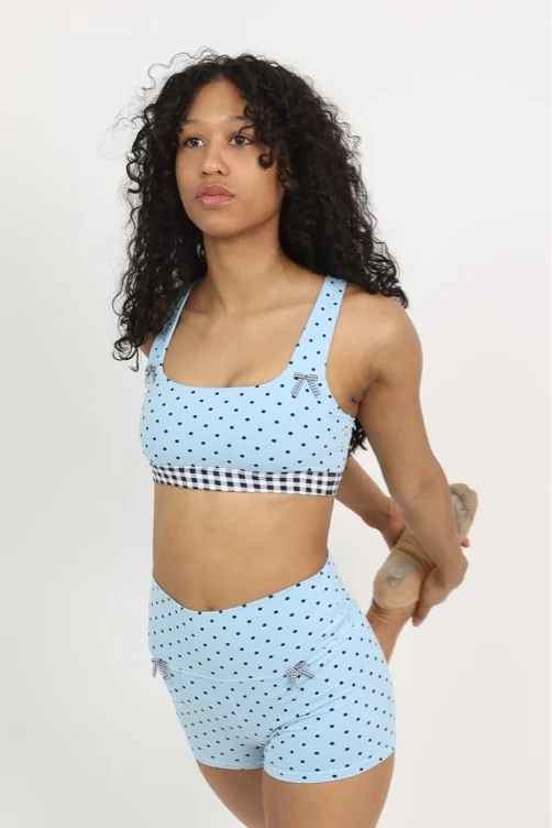 Coco Sports Bra, Polka Dot