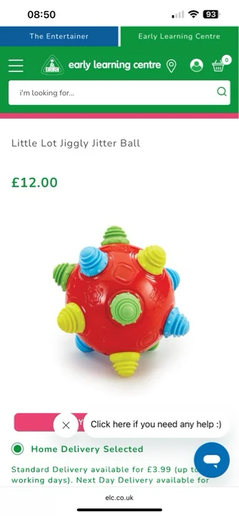 
		Little Lot Jiggly Jitter Ball  | Early Learning Centre