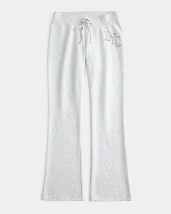 NYC Graphic Bootcut Sweatpants 