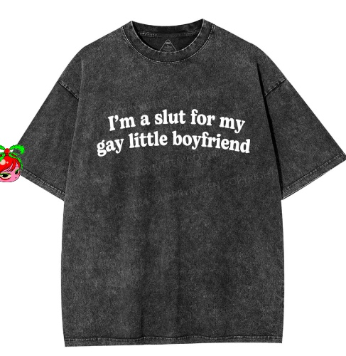 Slxt For My Gay BF Y2K Valentine's Day Washed Tee Cherrykitten