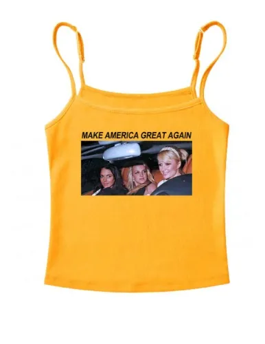 Make America Great Again Y2K Spaghetti Strap Cami Cherrykitten