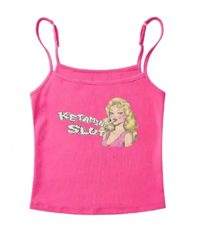 K Slxt Y2K Spaghetti Strap Cami Cherrykitten