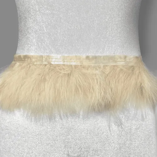 Marabou Turkey Feather Trim Sold by the Yard | Shine Trim