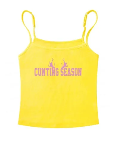 Cunting Season Y2K Spaghetti Strap Cami Cherrykitten