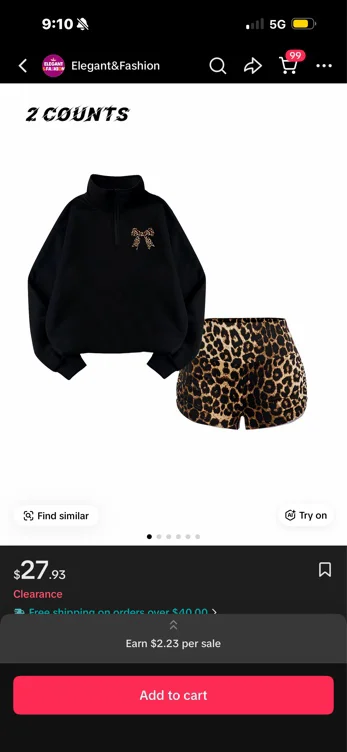 Autumn Winter New Fleece Lined High Neck Casual Loose Leopar - TikTok Shop