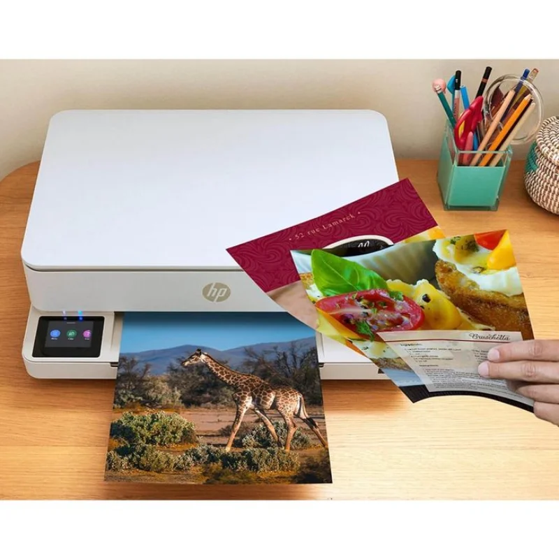 HP Envy 6155e All-in-One Printer w/free 3 months Instant Ink through HP+, AI-enabled