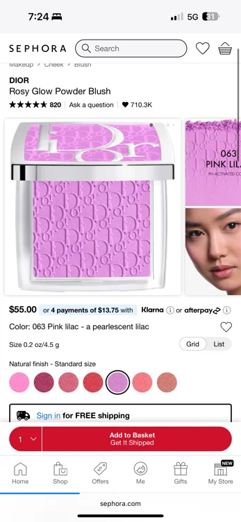 Rosy Glow Powder Blush - 012 Rosewood