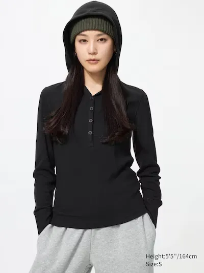Women's Hooded Ribbed T-Shirt | UNIQLO US