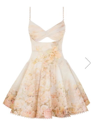 Memento Twist Front Mini Dress