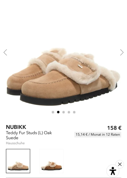 Nubikk Teddy Fur Studs